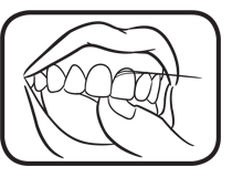 Flossing Your Teeth Diagram: Step 3